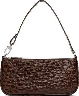 BY FAR Brown Rachel Shoulder Bag