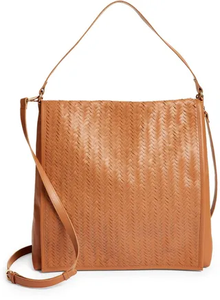 Faux Leather Crossbody Bag