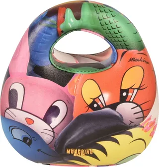 Graphic Cat Print Handbag