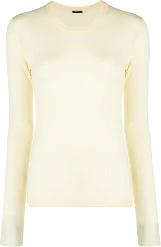 Long-Sleeve Knitted Top