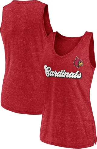 NCAA Louisville Cardinals Women's V-Neck Tank Top - XL
