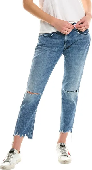 Rag & Bone Dre Mendecino Low-Rise Slim Boyfriend Jean