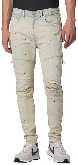Zack Biker Skinny Jeans