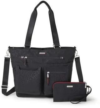 Baggallini Any Day Tote Handbag with Rfid Phone Wristlet