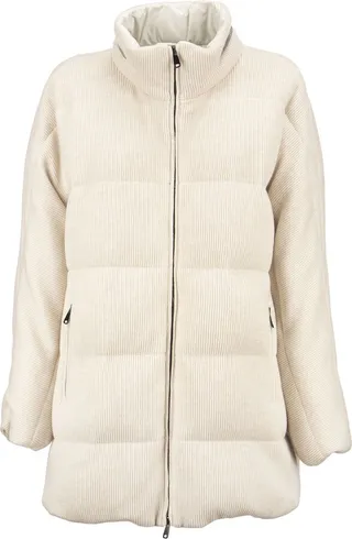 Seashell Cashmere Down Jacket Brunello Cucinelli