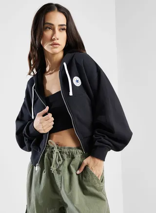Retro Chuck Quarter Zipped Hoodie