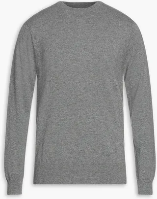 The Oxford mélange cashmere sweater