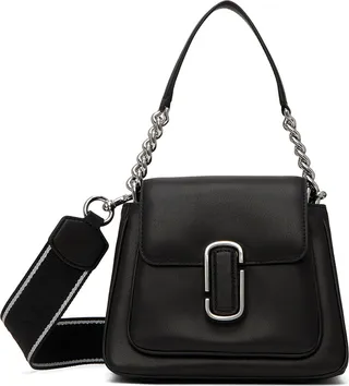 Marc Jacobs Black 'The J Marc' Satchel Bag
