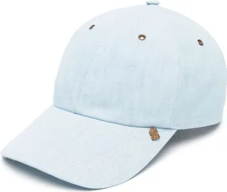 Logo-Plaque Detail Baseball Cap