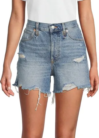 Makai Distressed Denim Shorts