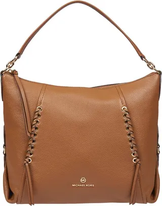 Michael Michael Kors Logo Lettering Eyelet-Detail Shoulder Bag