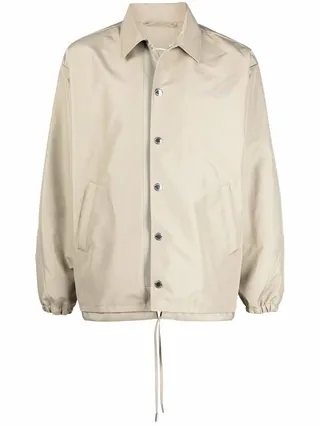 Logo Embroidered Bomber Jacket