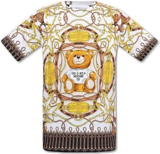 Moschino Teddy Bear Printed Short-Sleeved T-Shirt