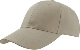 Atlantis Zoom Sports 6 Panel Baseball Cap (Khaki) - Brown