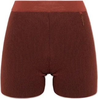 Jacquemus Charm Logo Knit Shorts
