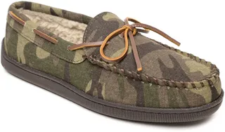 Camo Fleece Lined Moccasin