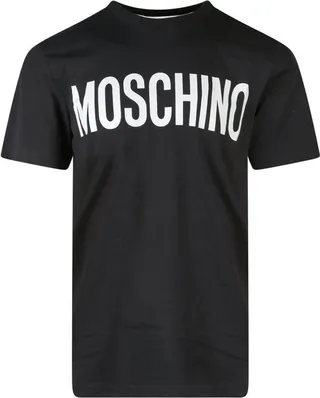 Moschino Logo Printed Crewneck T-Shirt