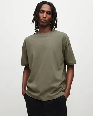 Harding Oversized Crew T-Shirt - Soft Green