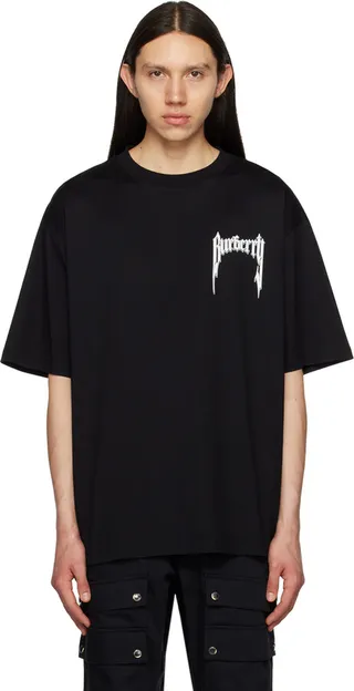 Burberry Black Printed T-Shirt