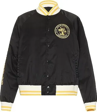 Moncler Genius 8 Moncler Palm Angels Bucyk Bomber Jacket in Black