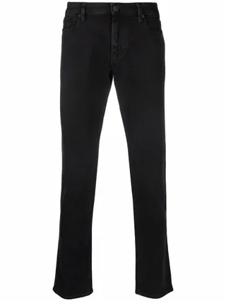 Low-Rise Slim-Cut Jeans