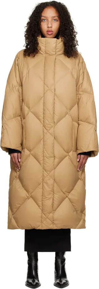 Stand Studio Tan Anissa Down Coat
