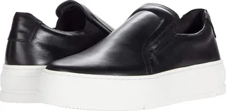 Vagabond Shoemakers Judy Leather Slip-On Sneaker (Black) Women's Shoes