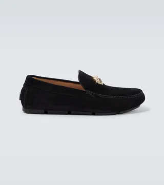 La Medusa suede loafers