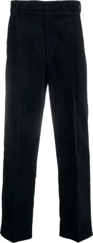 Wide-Leg Corduroy Trousers