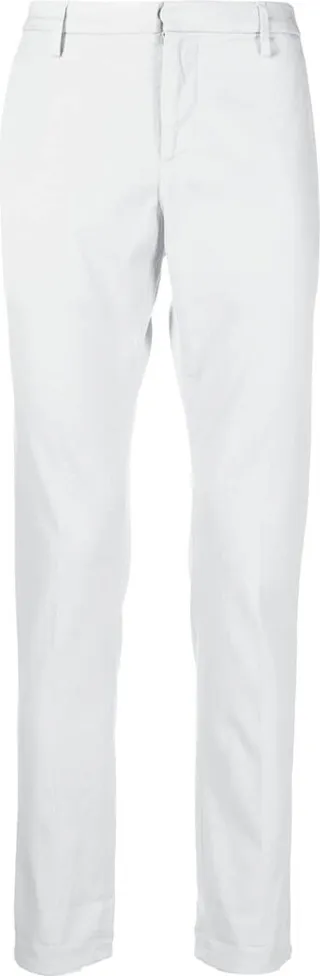 Straight-Leg Cotton Trousers
