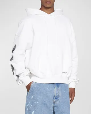 Men's Scribble Diagonal Skate Hoodie