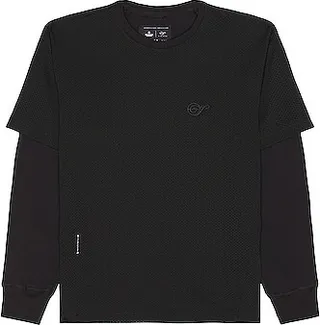 Reigning Champ By Jide Osifeso 2-Layer Mockneck in Black