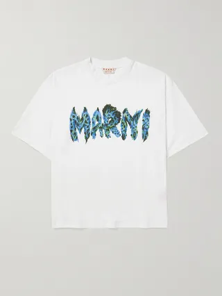 Logo-Print Cotton-Jersey T-Shirt
