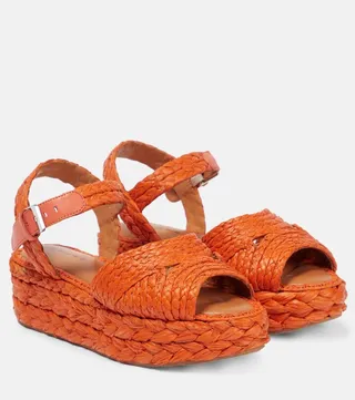 Aida9 platform espadrille wedges