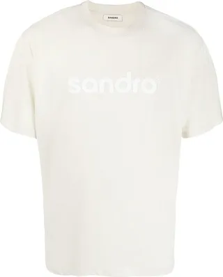logo-print organic cotton T-shirt