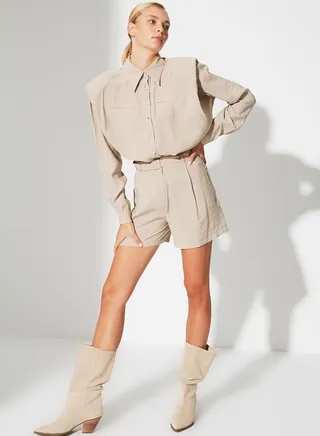 High Waist Mini Shorts