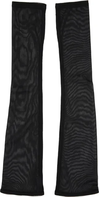 Anna Sui SSENSE Exclusive Black Fingerless Gloves