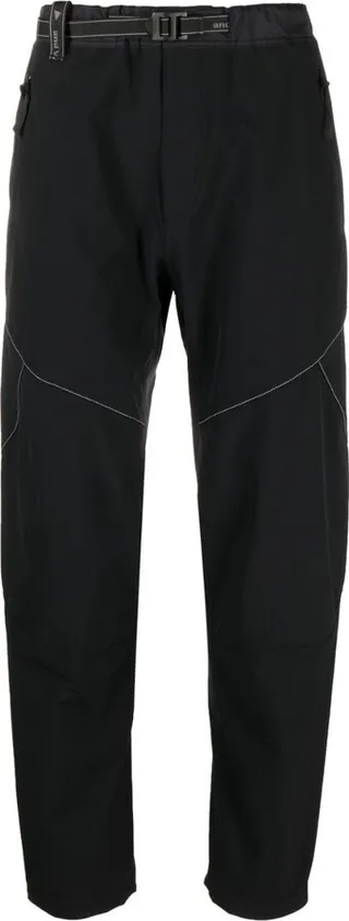 Logo-Print Cropped Trousers