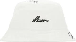We11done Logo Print Bucket Hat