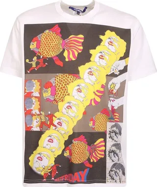 Junya Watanabe Graphic Print Crewneck T-Shirt