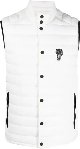 Ikonik-patch padded gilet