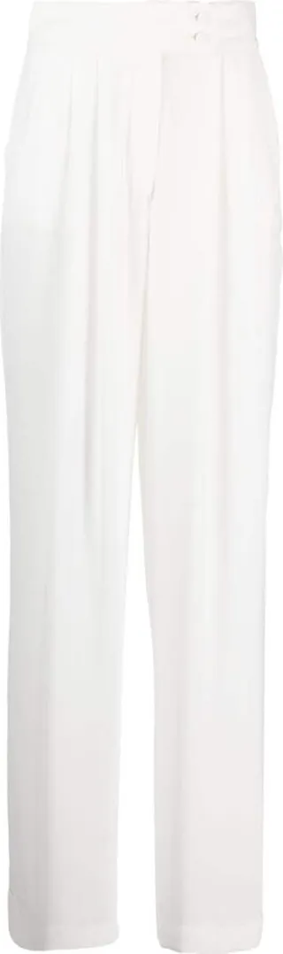 High-Waist Wide-Leg Trousers