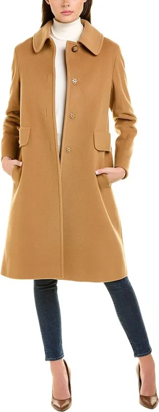 Cinzia Rocca Icons Wool & Cashmere-Blend Coat