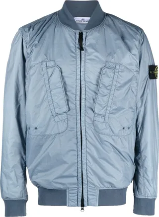 Compass-Patch Bomber Jacket