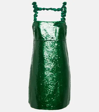 Sequin-embellished minidress