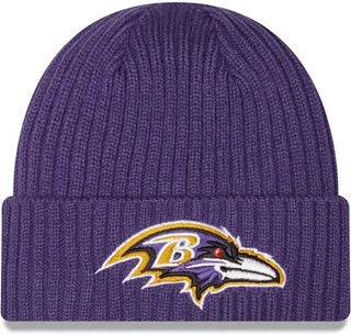 Men's Purple Baltimore Ravens Core Classic Cuffed Knit Hat