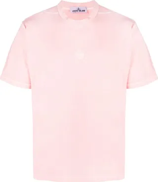 logo-embroidered short-sleeve T-shirt