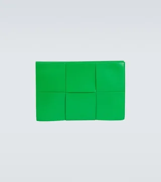 Arco Intreccio leather portfolio case