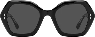 53mm Geometric Sunglasses
