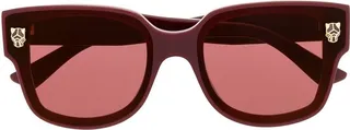 Square-Frame Tinted Sunglasses